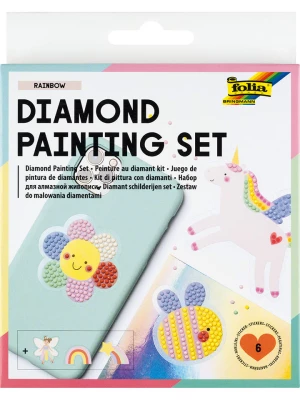 folia PAPER Zestaw "RAINBOW" do malowania diamentami w różnych kolorach rozmiar: onesize
