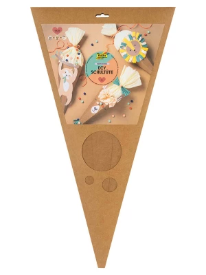 folia PAPER Zestaw "SAFARI SCHOOL" w kolorze beżowo-brązowym do majsterkowania rozmiar: onesize