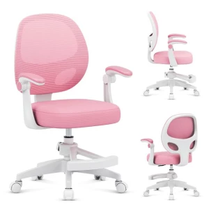Fotel Obrotowy dla Dziecka Mark Adler Junior 3.1 Pink Różowy Ergonomiczny