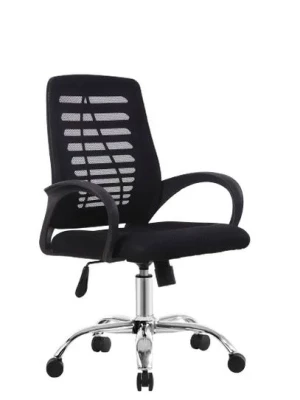 FOTEL OBROTOWY KRZESŁO DO BIURKA DLA DZIECKA CZARNY DO NAUKI