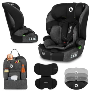 Fotelik samochodowy 76-150cm SZEROKIE SIEDZISKO 9-36kg Lionelo LEVI I-SIZE