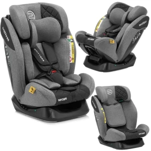 Fotelik Samochodowy Dziecięcy Podróżny 40-150cm Sesttino Secure Pro 0-36kg
