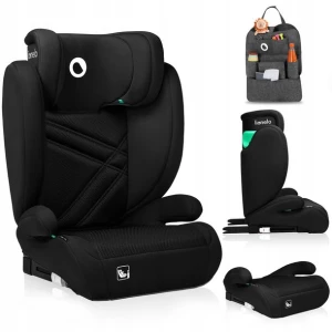 ﻿Fotelik Samochodowy isofix regulacja zagłówka I-SIZE 100-150cm Lionelo HUGO