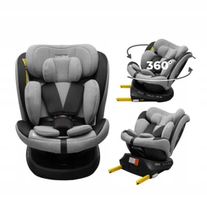 ﻿Fotelik samochodowy KIDS ZONE i-Size obrotowy 360° ISOFIX 40-150 cm 0-36 kg