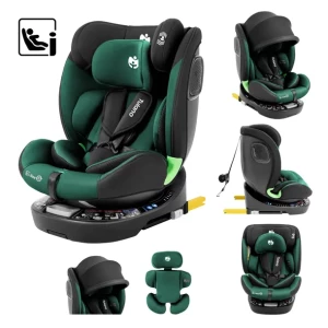 Fotelik samochodowy obrotowy 360° TULANO i-Size Isofix zielony 0-36kg 0-12+ Fotelik samochodowy obrotowy 360° TULANO i-Size Isofix zielony 0-36kg 0-12+