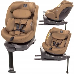 ﻿FOTELIK SAMOCHODOWY OBROTOWY ENZO FIX 4BABY I-SIZE 360° RWF ISOFIX