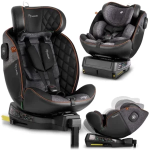 FOTELIK SAMOCHODOWY OBROTOWY z NOGĄ 0-36KG ISOFIX NUKIDO I-SIZE 40-150cm