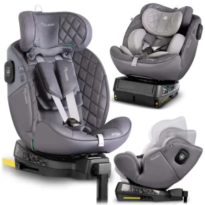 FOTELIK SAMOCHODOWY OBROTOWY z NOGĄ 0-36KG ISOFIX NUKIDO I-SIZE 40-150cm