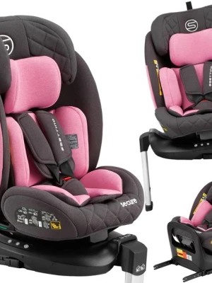 Fotelik Samochodowy Sesttino i-Size 40-150 cm Obrotowy 360° 0-36 kg ISOFIX