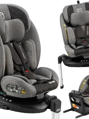 Fotelik Samochodowy Sesttino i-Size 40-150 cm Obrotowy 360° 0-36 kg ISOFIX