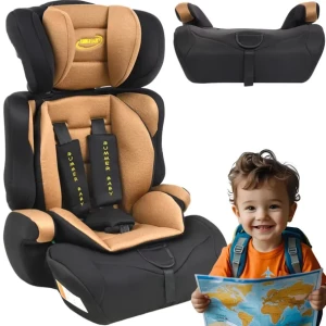 Fotelik Samochodowy SUMMER BABY Cosmo I-Size 76-150cm CZARNO BRĄZOWY