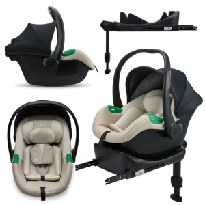 Fotelik Samochodowy z Bazą Kinderkraft MINK PRO 2 40-87cm i-Size Beżowy