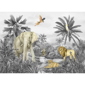 Fototapeta dla dzieci Jungle 252 x 182 cm, 4części 4-Home