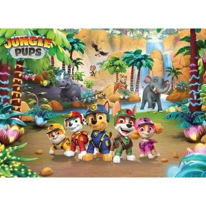 Fototapeta dla dzieci Paw Patrol Jungle Pups 252 x182 cm, 4 części 4-Home