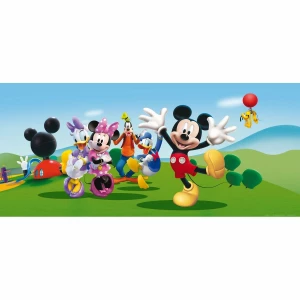 Fototapeta dziecięca Mickey Mouse i przyjaciele, 202 x 90 cm 4-Home