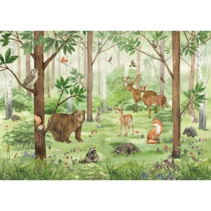 Fototapeta XXL Forest Kids 360 x 254 cm, 4 części 4-Home