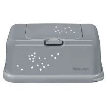 Funkybox Pojemnik na chusteczki Grey little stars