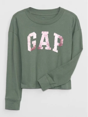 Gap Bluza 788206-02 Zielony Regular Fit