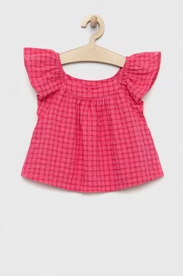 GAP bluzka dziecięca kolor różowy wzorzysta Gap
