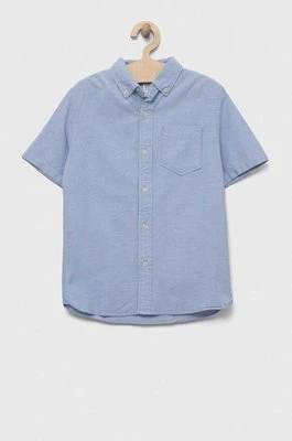 GAP koszula bawełniana dziecięca kolor niebieski Gap