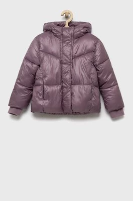 GAP kurtka dziecięca kolor fioletowy Gap