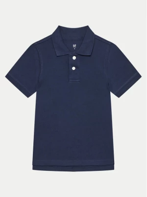 Gap Polo 404943-05 Granatowy Regular Fit