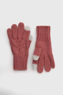 GAP rękawiczki dziecięce kolor różowy Gap