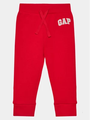 Gap Spodnie dresowe 633913-02 Czerwony Regular Fit
