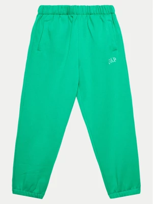 Gap Spodnie dresowe 870901-05 Zielony Relaxed Fit