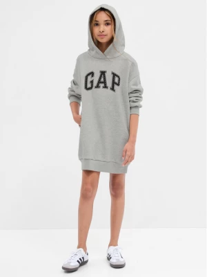 Gap Sukienka codzienna 741076-00 Szary Regular Fit