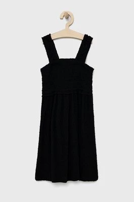 GAP sukienka dziecięca kolor czarny mini rozkloszowana Gap