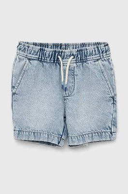 GAP szorty jeansowe dziecięce kolor niebieski regulowana talia Gap