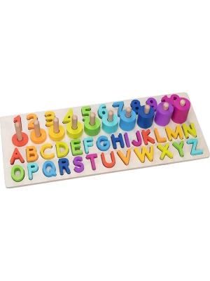 Goki 91-częściowe puzzle alfanumeryczne - 3+ rozmiar: onesize