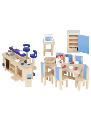 Goki Meble do domu dla lalek "Kuchnia" - 10 el. - 3+ rozmiar: onesize