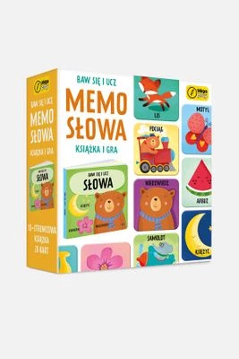 Gra i książka Baw się i ucz. Memo Słowa WILGA PLAY