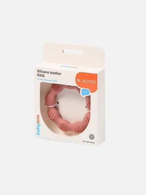 Gryzak silikonowy Ring - różowy BABYONO