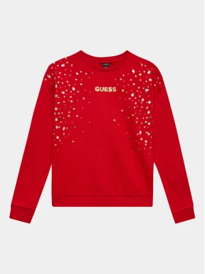 Guess Bluza J3BQ00 KAV34 Czerwony Regular Fit