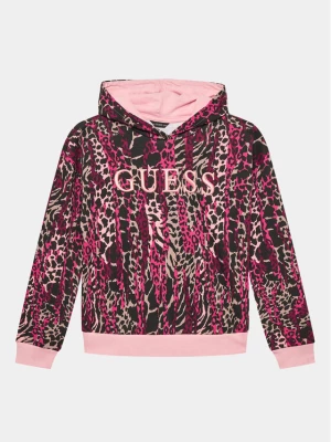 Guess Bluza J3BQ04 KAD73 Brązowy Regular Fit