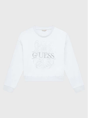 Guess Bluza J3GQ02 K82T0 Biały Regular Fit