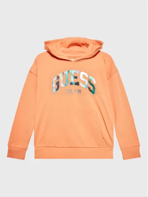 Guess Bluza J3RQ01 KA6R0 Pomarańczowy Regular Fit