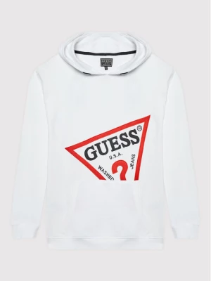 Guess Bluza L2YQ07 KAD70 Biały Oversize