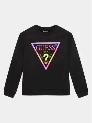 Guess Bluza L3BQ08 KAD73 Czarny Regular Fit