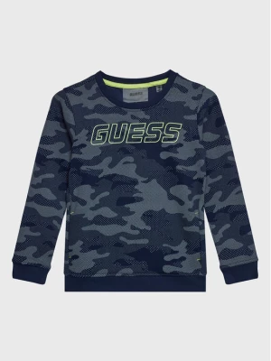 Guess Bluza L3RQ08 K9Z21 Niebieski Regular Fit