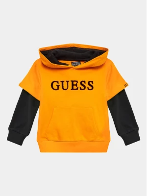 Guess Bluza L3YQ00 KA6R3 Pomarańczowy Regular Fit