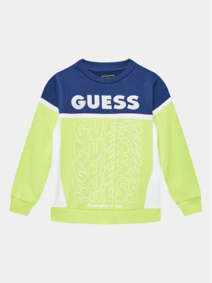 Guess Bluza N3BQ02 KAX73 Żółty Regular Fit