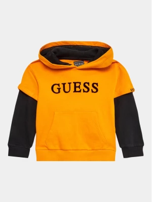 Guess Bluza N3YQ00 KA6R3 Pomarańczowy Regular Fit