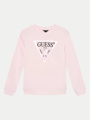 Guess Bluzka J74Q10 KAUG0 Różowy Regular Fit