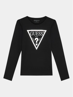 Guess Bluzka J84I36 K8HM0 Czarny Regular Fit