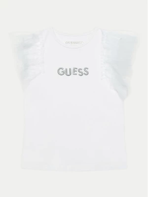 Guess Bluzka K4GI22 K6YW1 Biały Regular Fit