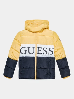 Guess Kurtka puchowa L3BL02 WB240 Żółty Regular Fit